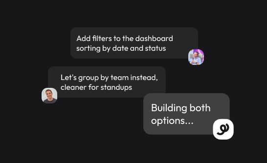 Collaborate — iterate together